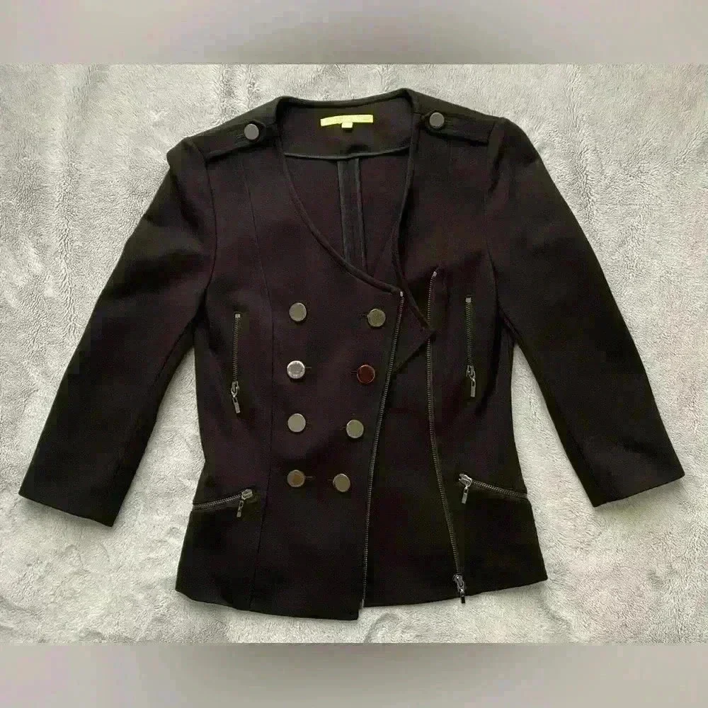 Gianni Bini Knit Military Jacket